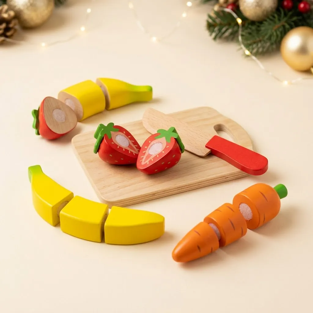 Melissa & Doug Frutas de madera para cortar - Melissa & Doug