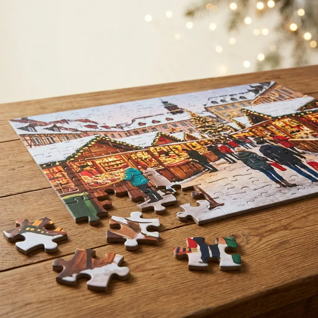 Ravensburger Cozy Christmas – puzzle de 500 piezas grandes - Ravensburger