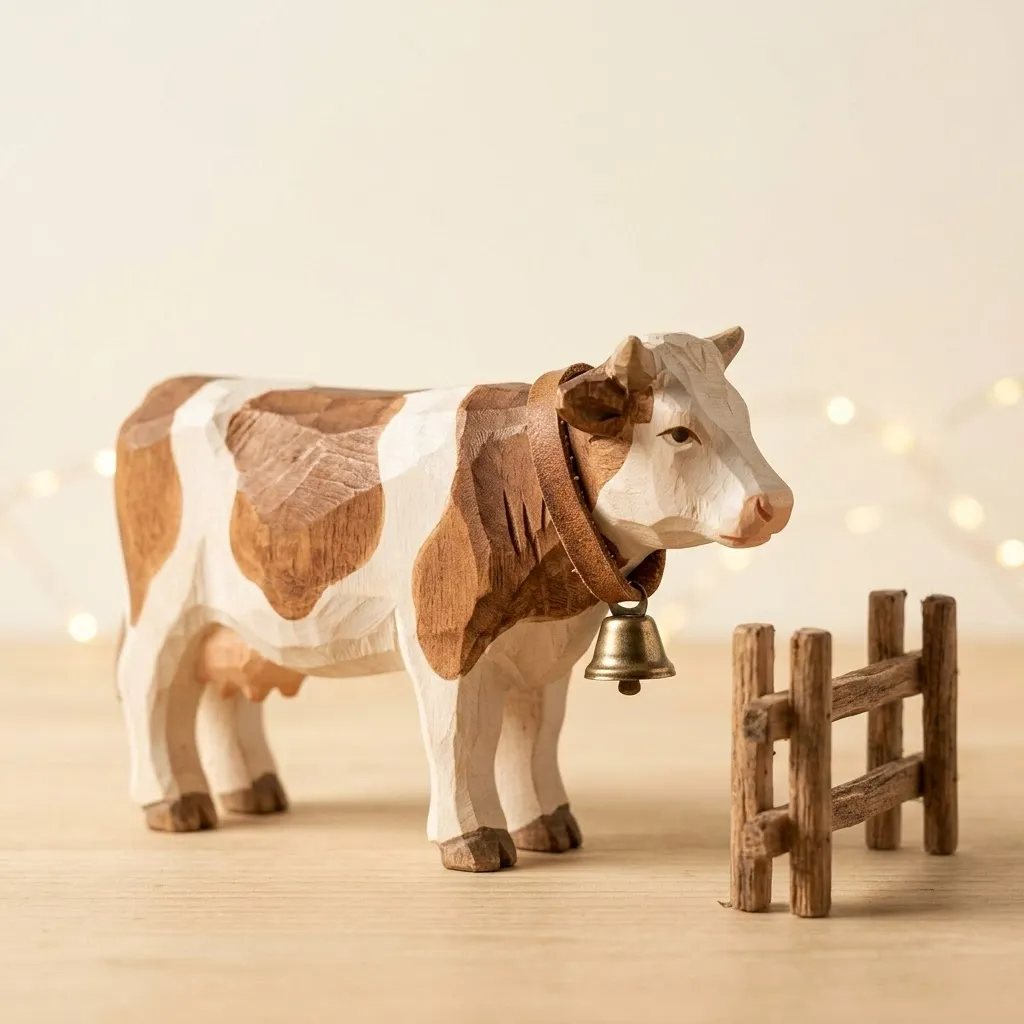 Trauffer – vaca de madera hecha a mano - Trauffer Holzspielwaren